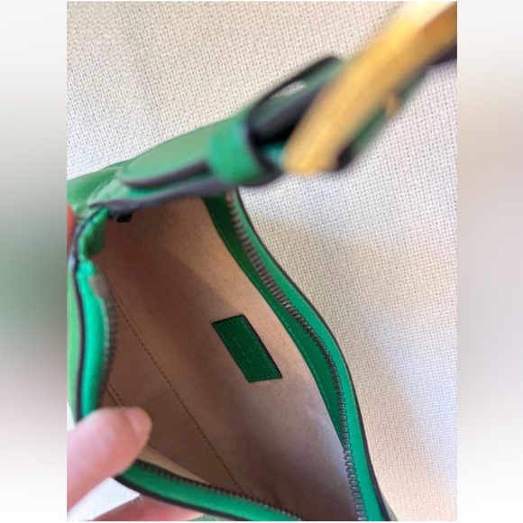 Gucci Vibrant Green Leather Shoulder Bag - Picture 3 of 8